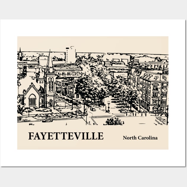 Fayetteville - North Carolina Wall Art by Lakeric